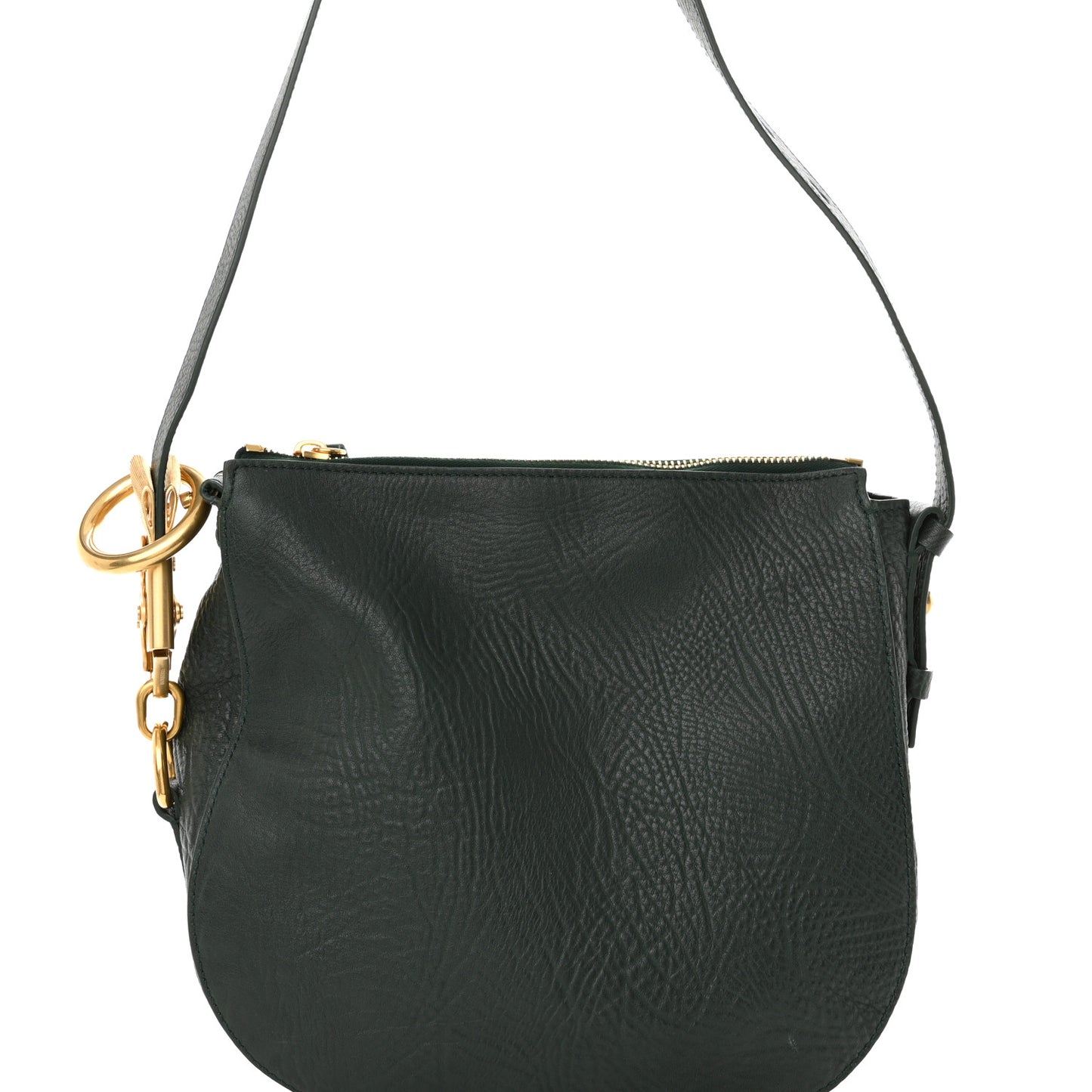 Grainy Calfskin Small Knight Bag Vine