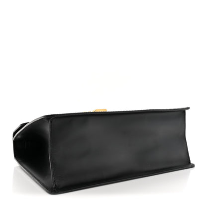 Gucci Calfskin Medium Sylvie Top Handle Bag Black 4 of 21