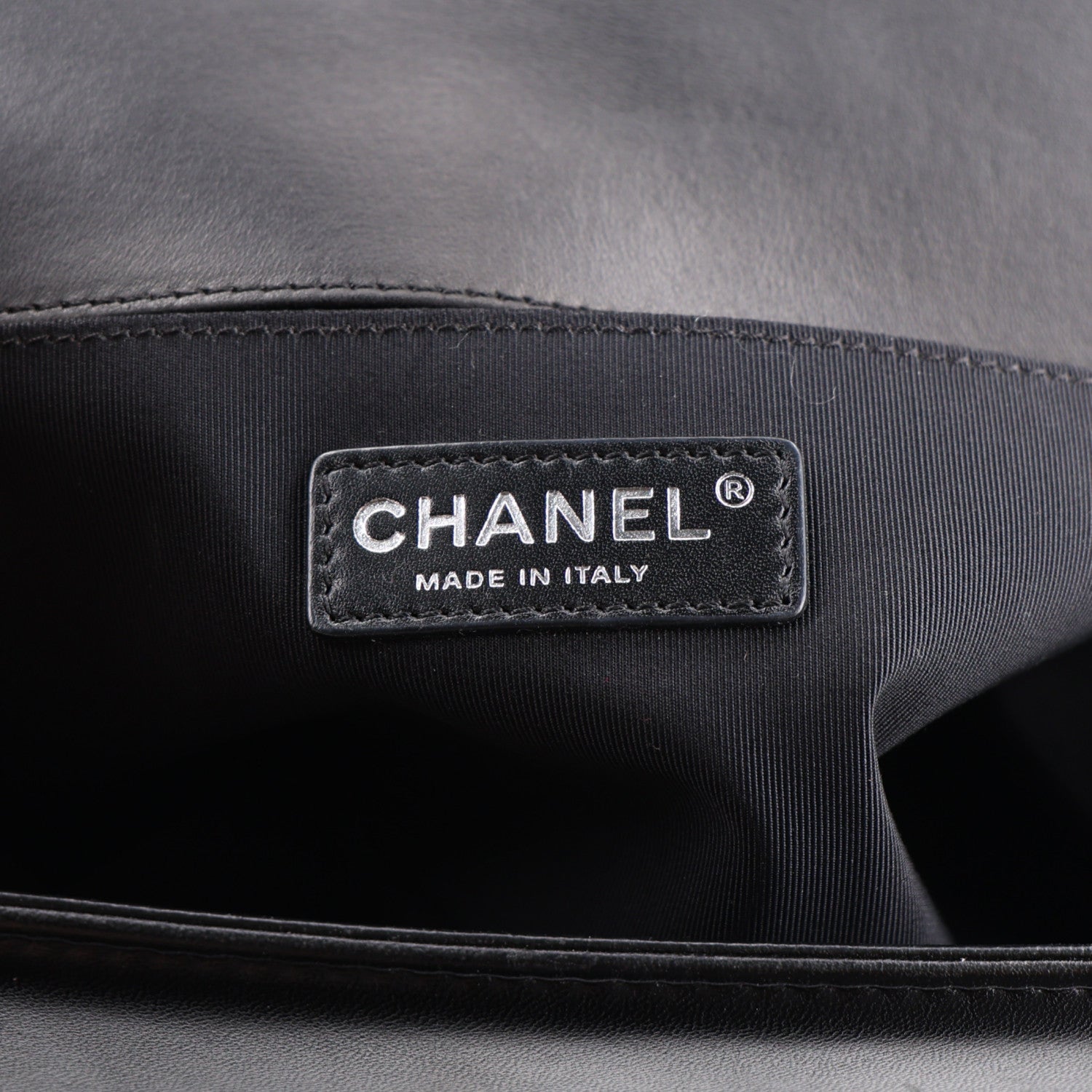 Chanel Lambskin Perforated Medium Boy Flap Black 6 of 10
