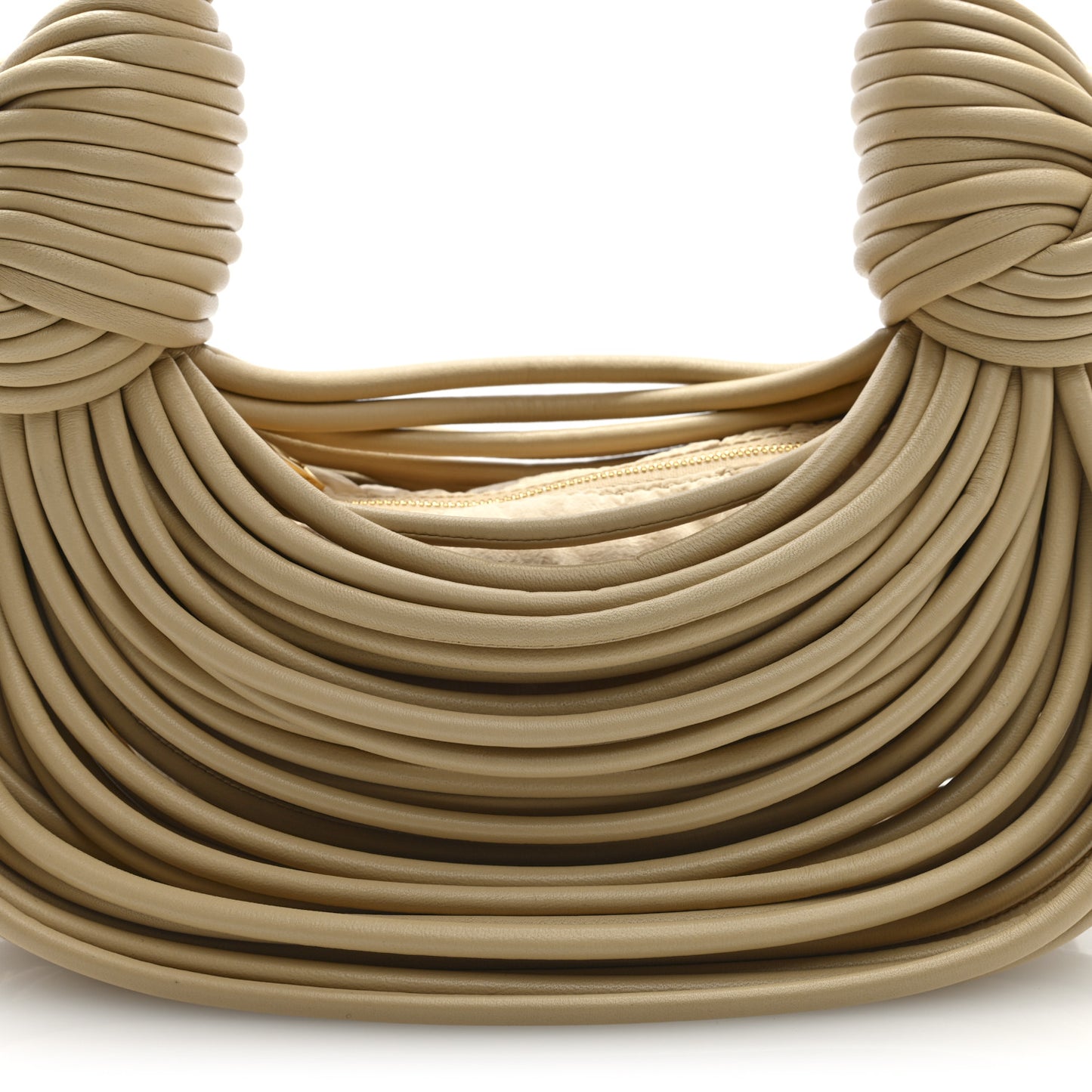 Nappa Mini Tubular Double Knot Porridge