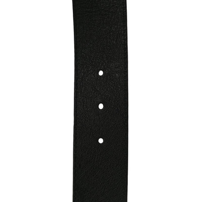 Gucci Calfskin L'Aveugle Par Amour Embroidered Double G 40mm Belt 75 30 Black Red 9 of 9
