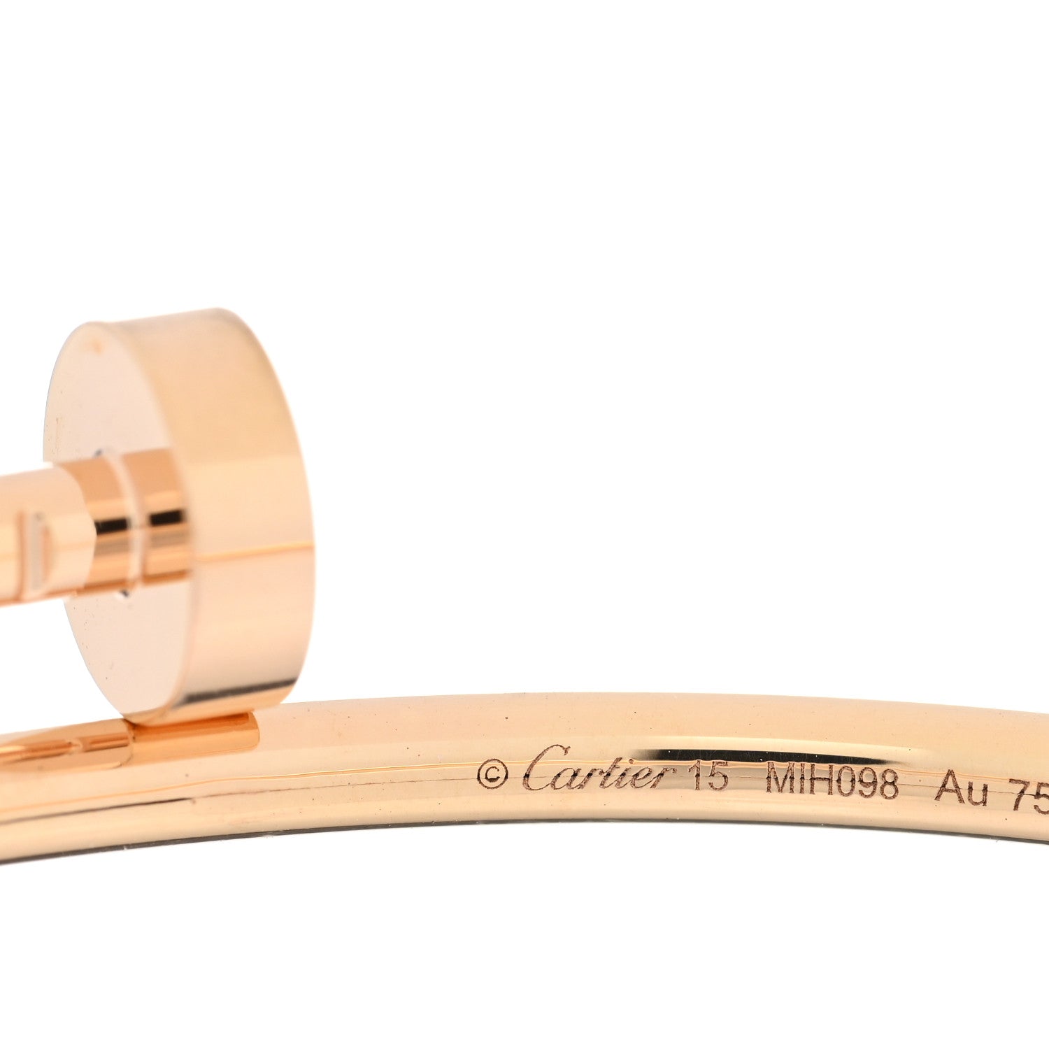 Cartier 18K Pink Gold Small Juste Un Clou Bracelet 15 3 of 4
