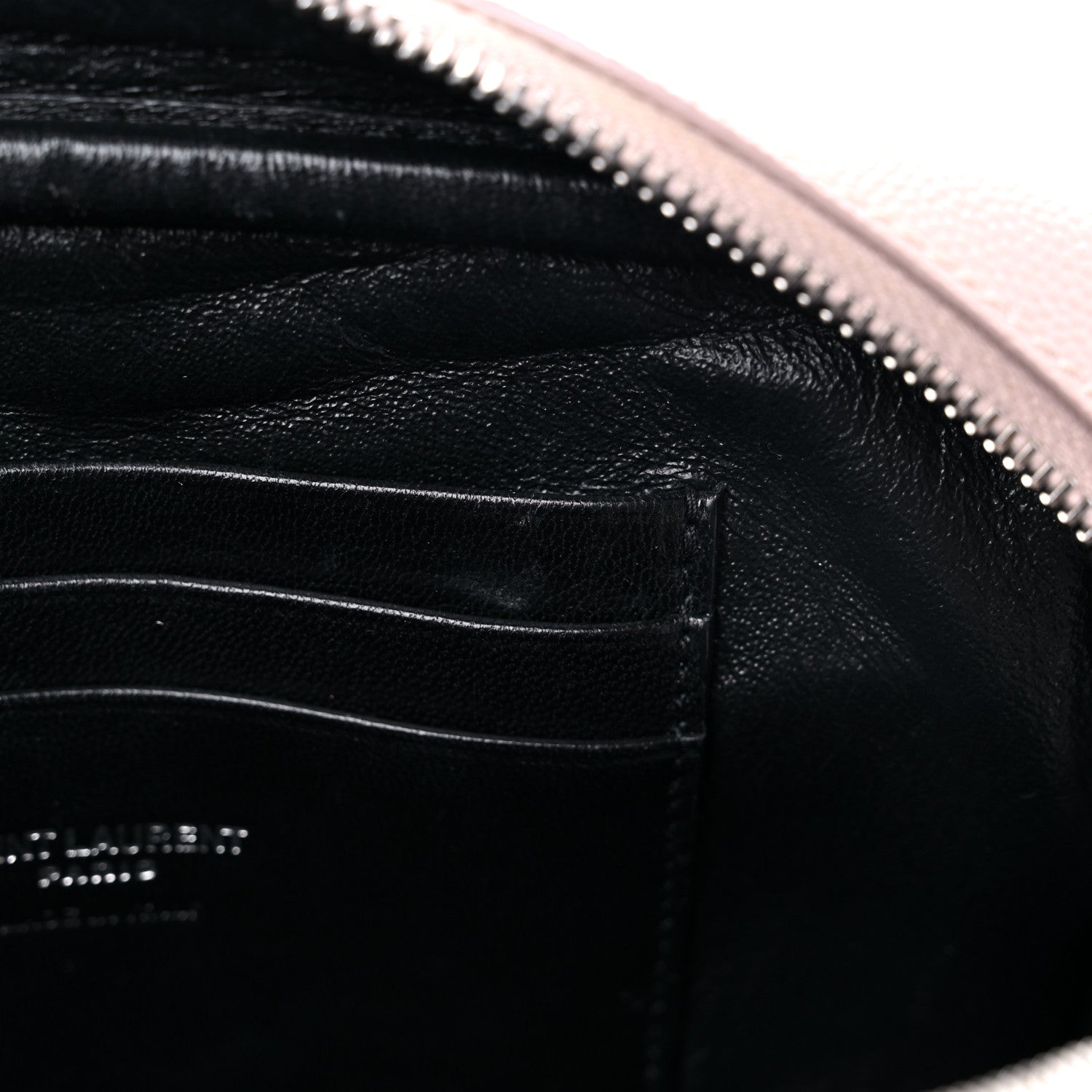 Saint Laurent Grain De Poudre Matelasse Monogram Mini Lou Camera Bag Marble Pink 10 of 11