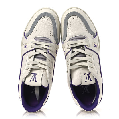 Louis Vuitton Calfskin LV Trainer Sneakers 9 Purple 2 of 12