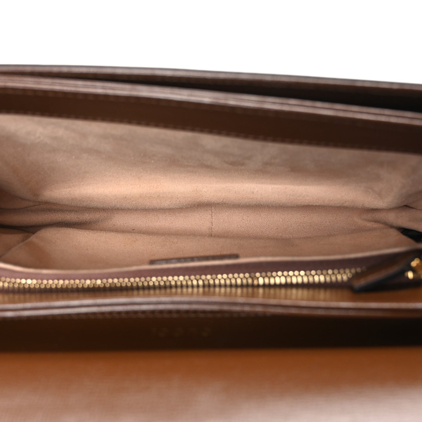 GG Supreme Monogram Horsebit 1955 Shoulder Bag Beige Brown Sugar