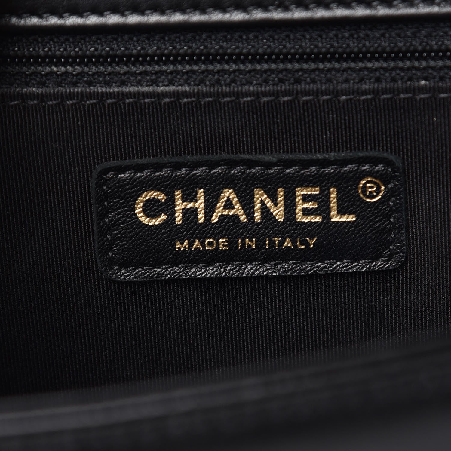 Chanel Calfskin Chevron Quilted New Medium Boy Flap Black 6 of 12