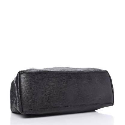 Gucci Pebbled Calfskin Medium Soho Chain Shoulder Bag Black 4 of 10