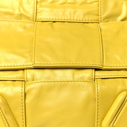 Bottega Veneta Paper Calfskin Maxi Intrecciato Small Arco Slouch Buttercup 7 of 9