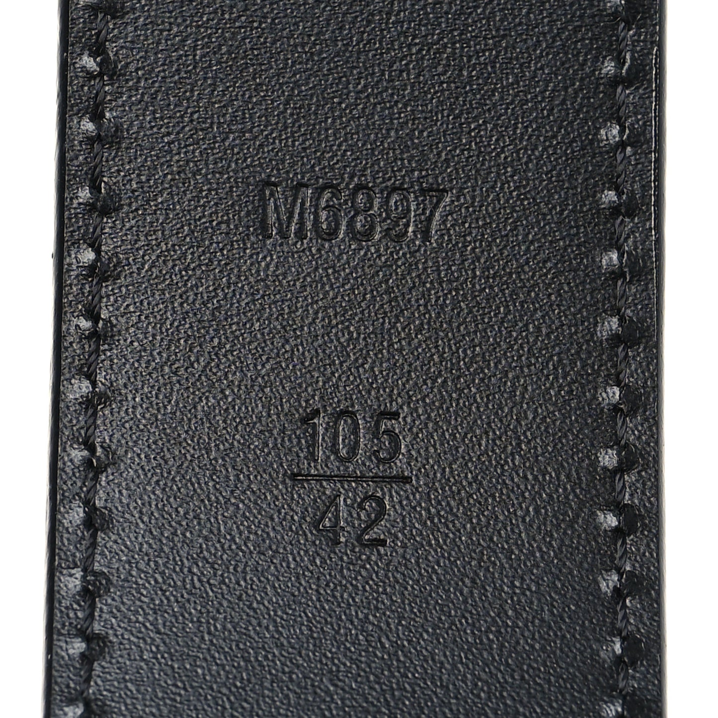 Taiga 35mm LV Initiales Belt 105 42 Black