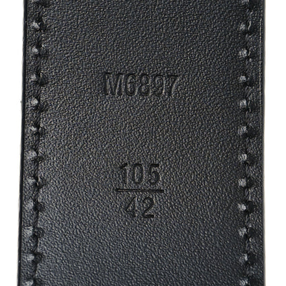 Louis Vuitton Taiga 35mm LV Initiales Belt 105 42 Black 6 of 6