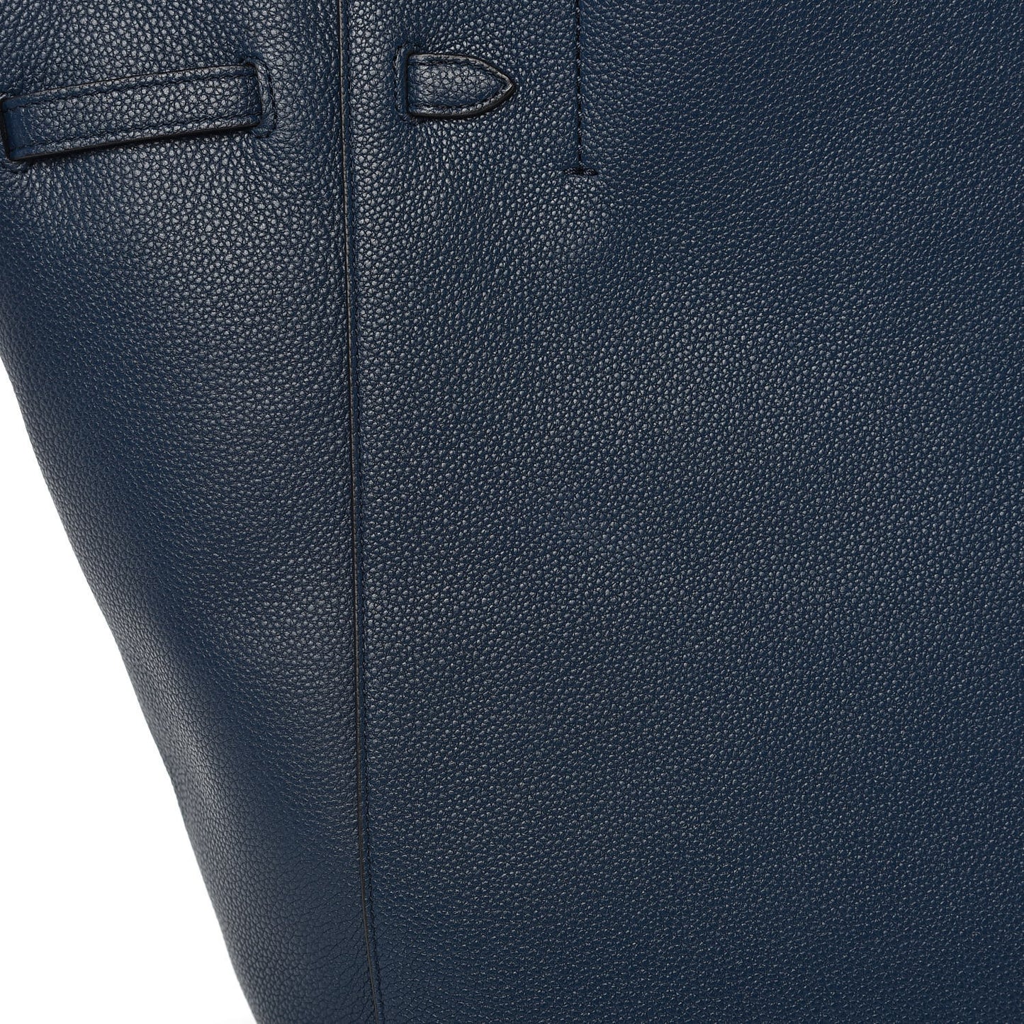 Soft Grained Calfskin Small Belt Cabas Abyss Blue