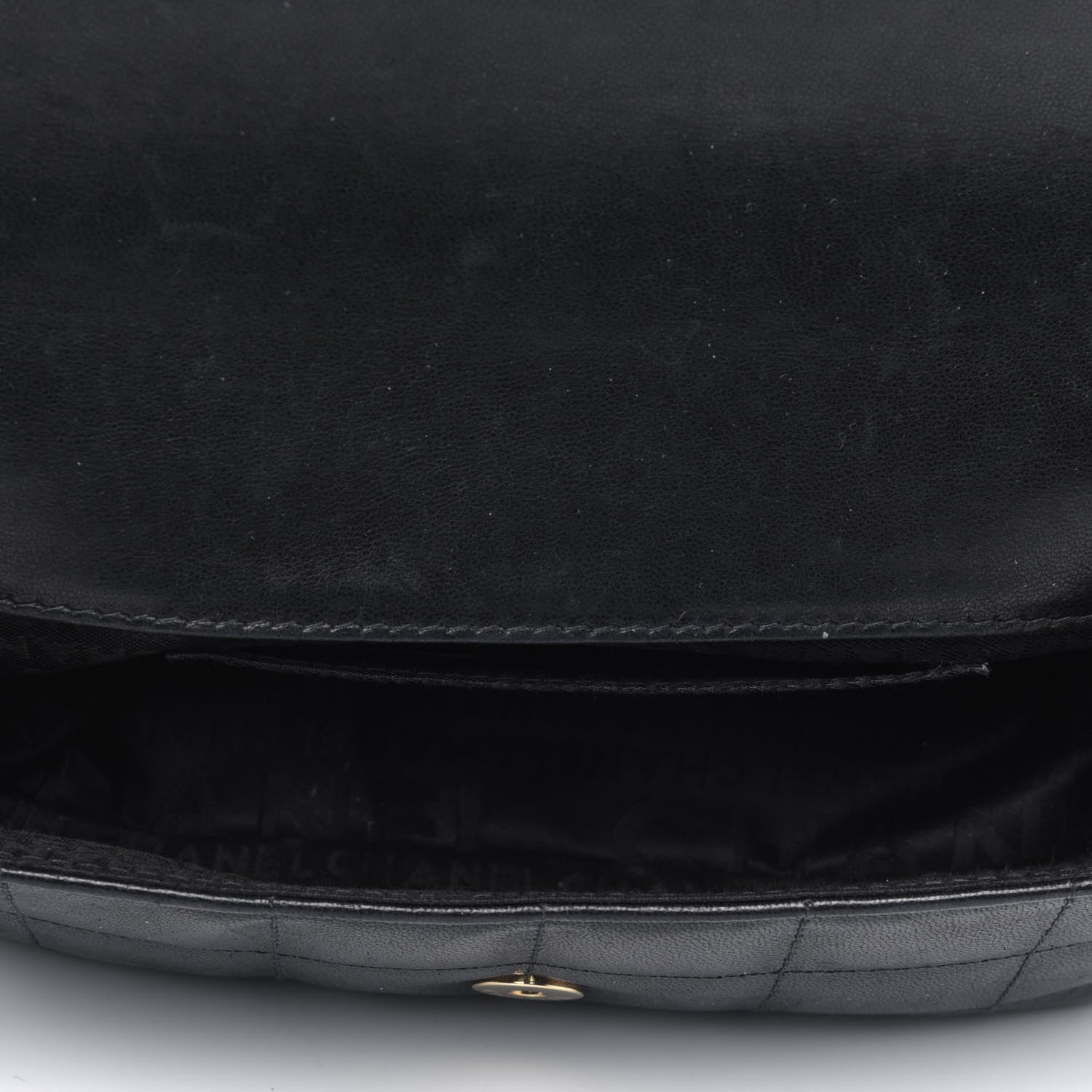Chanel Lambskin Quilted Mini Chocolate Bar Camellia Flap Black 4 of 5