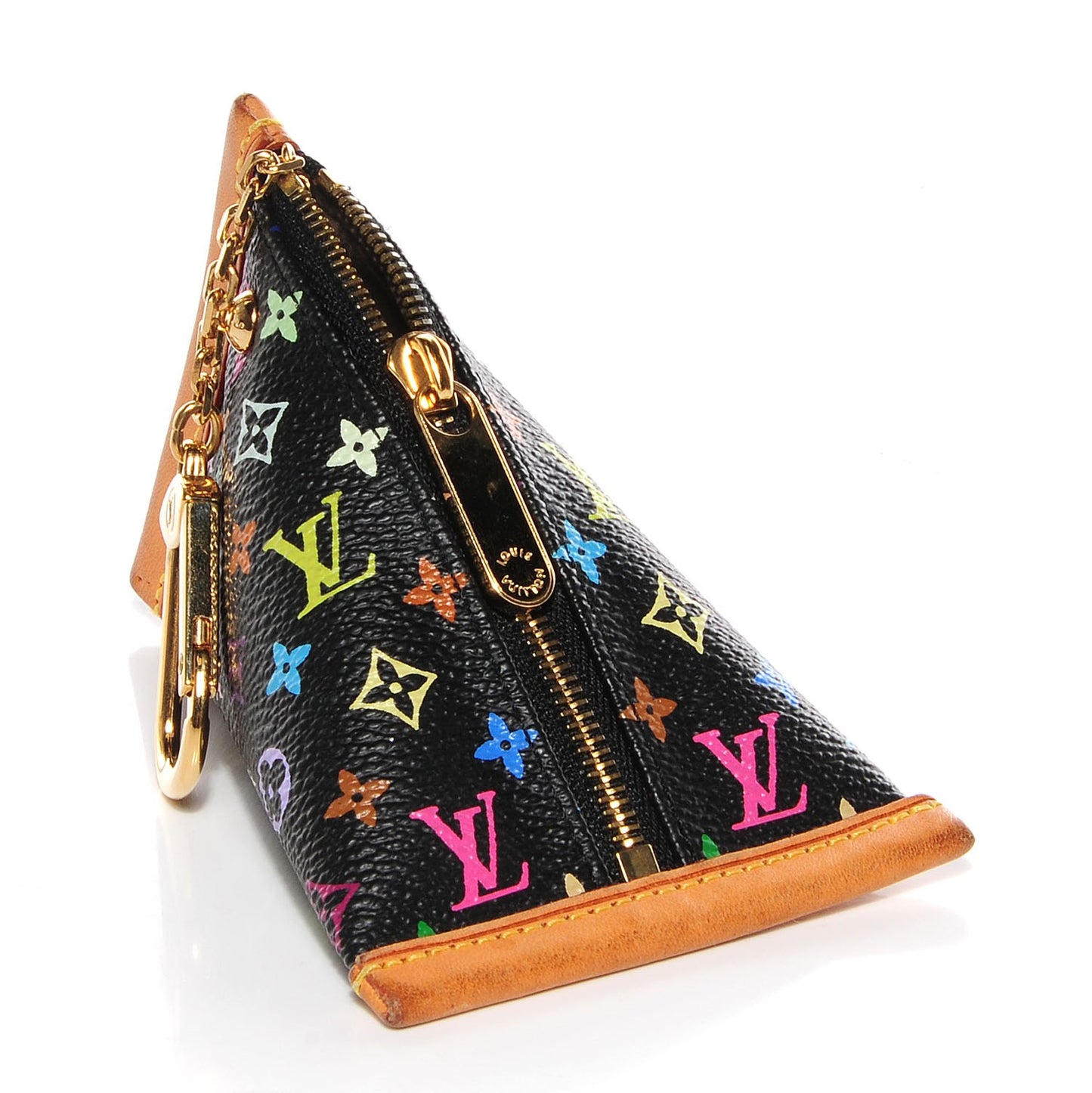 Monogram Multicolor Berlingot Coin Purse Black