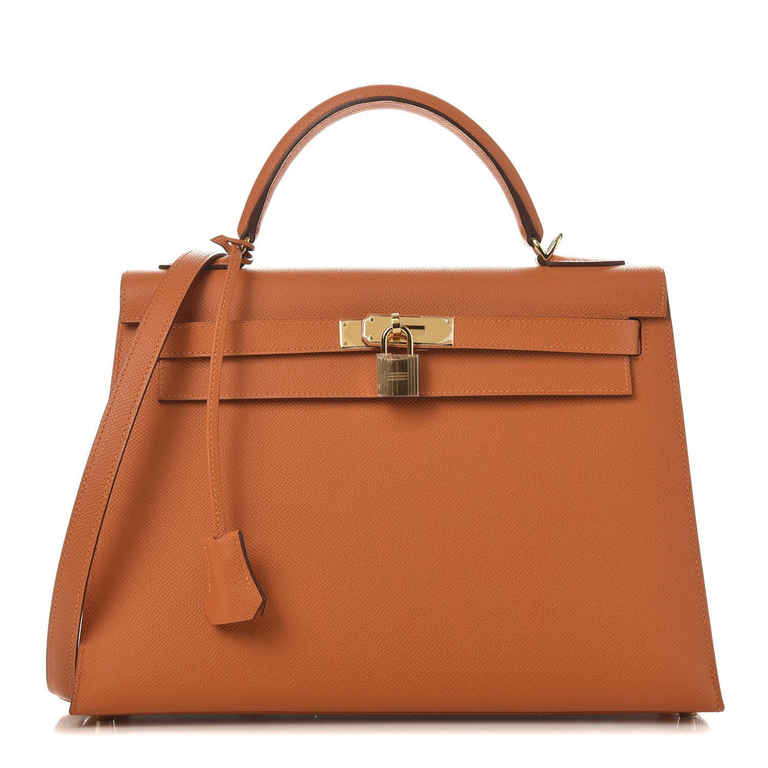 Hermes Epsom Kelly Sellier 32 Orange 1 of 10