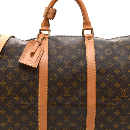 Louis Vuitton Monogram Keepall Bandouliere 55 7 of 9
