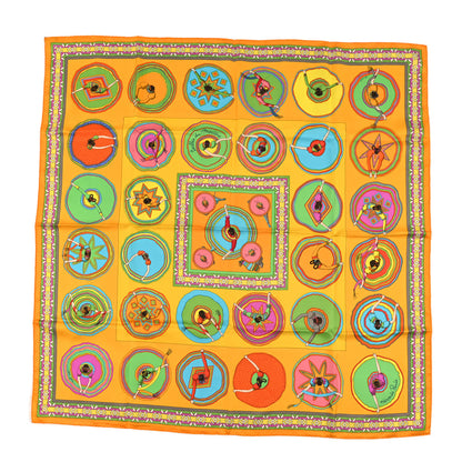 Hermes Silk Belles du Mexique Scarf 90 1 of 3