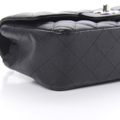Chanel Caviar Quilted Mini Rectangular Flap Black 9 of 12