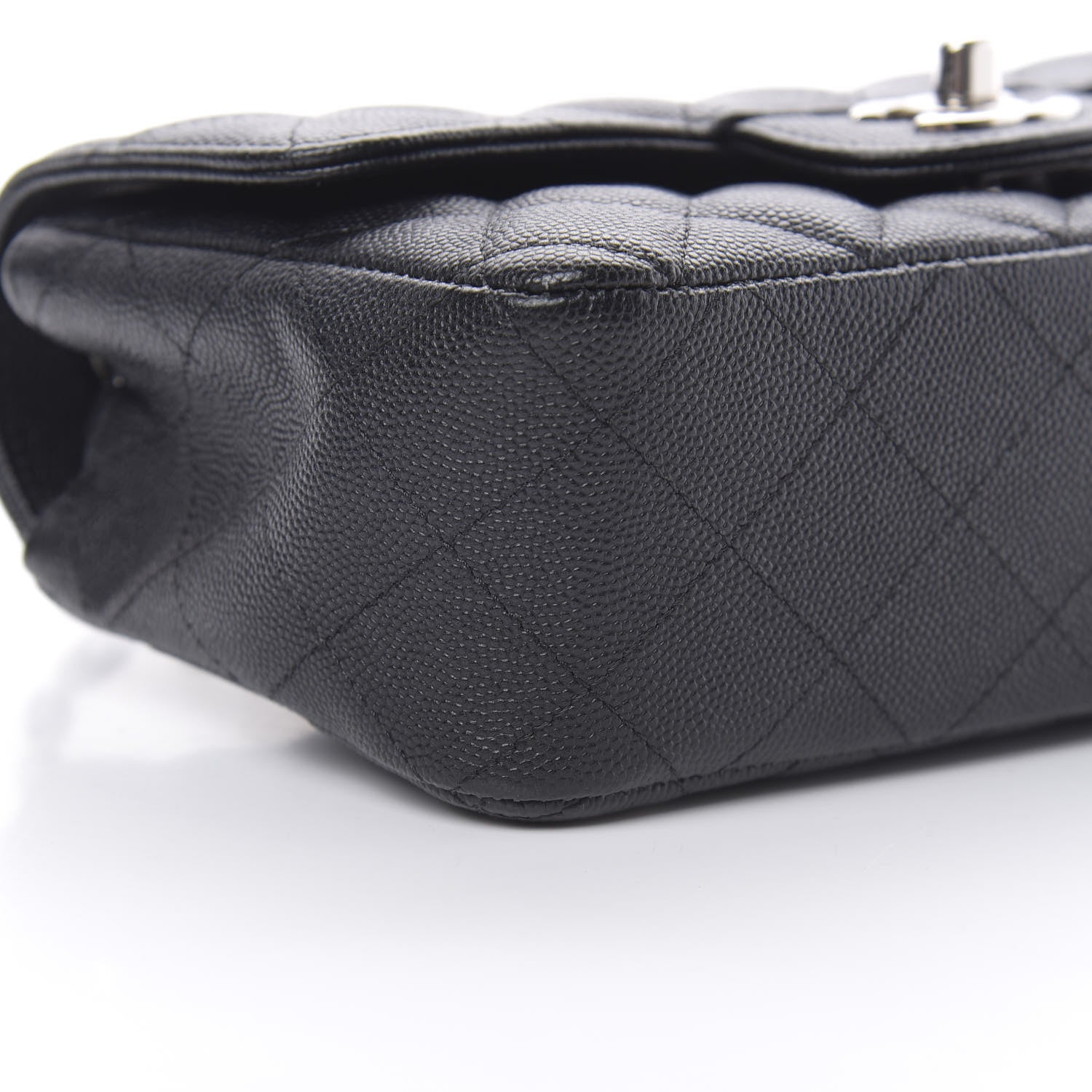 Chanel Caviar Quilted Mini Rectangular Flap Black 9 of 12