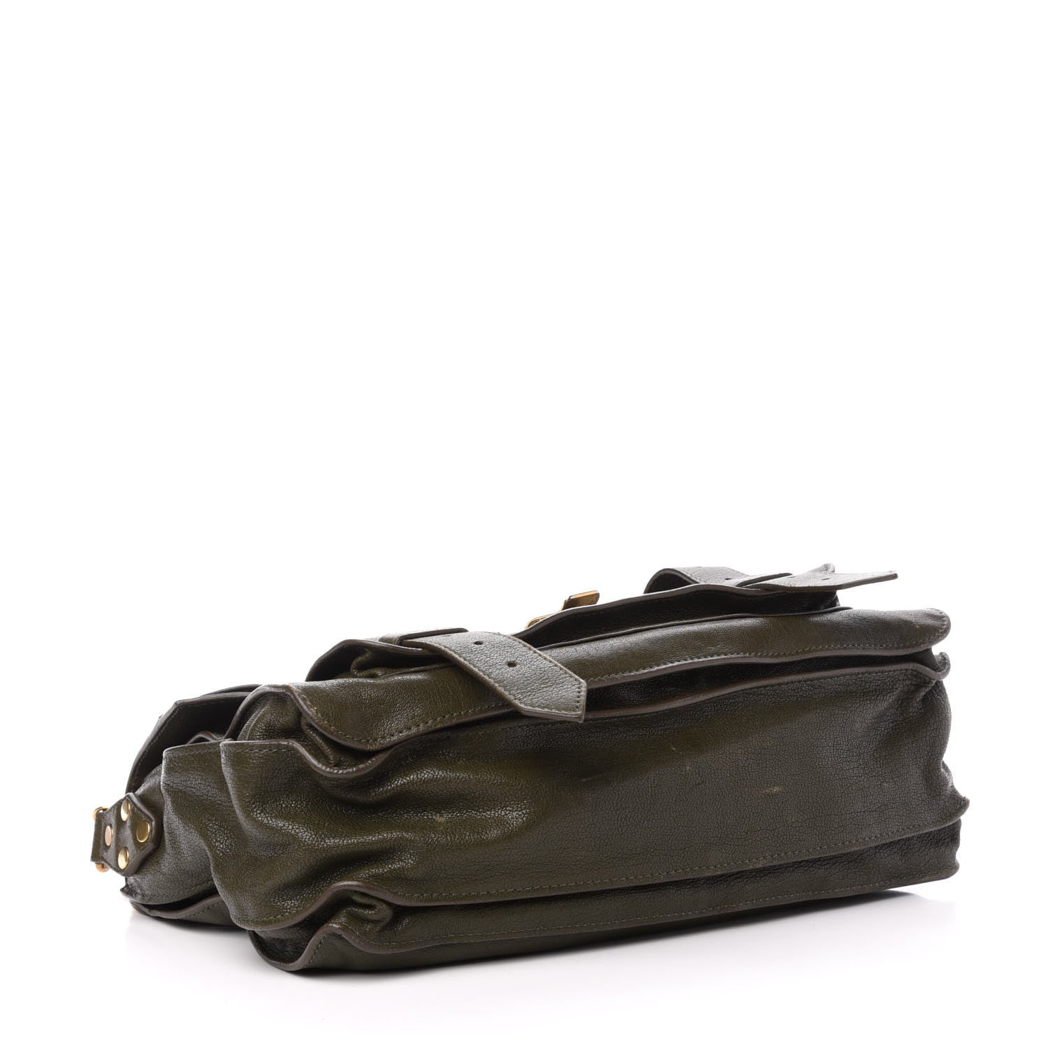 Proenza Schouler Lambskin PS1 Medium Satchel Military 5 of 15