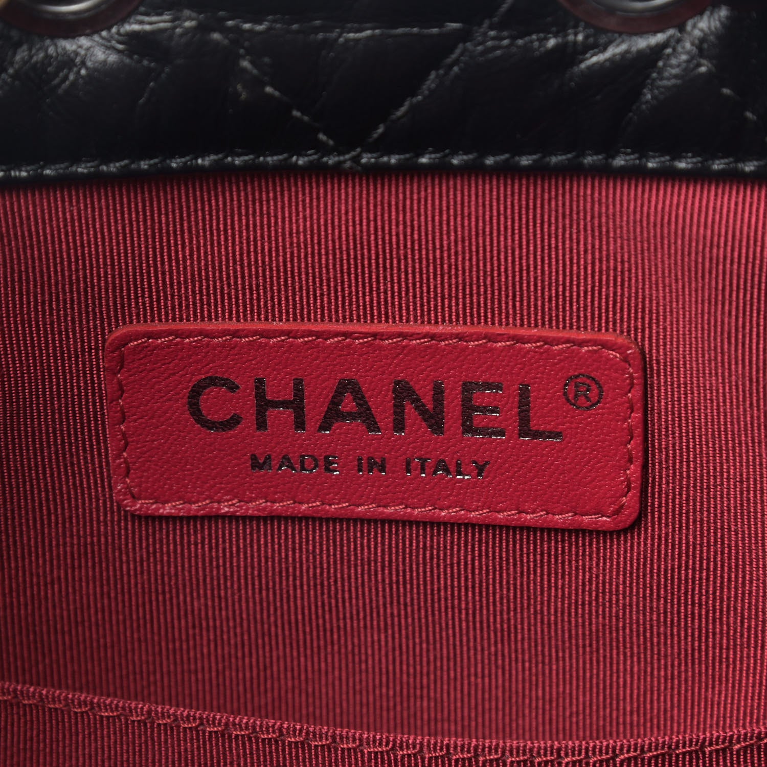Chanel Aged Calfskin Quilted Small Gabrielle Backpack Black 5 of 8