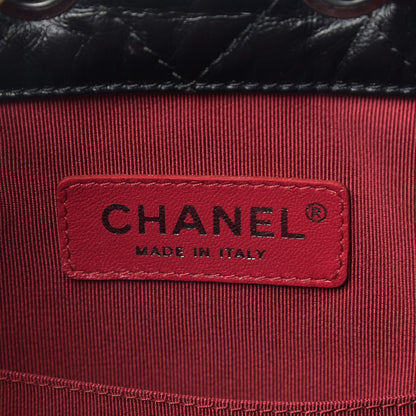 Chanel Aged Calfskin Quilted Small Gabrielle Backpack Black 5 of 8