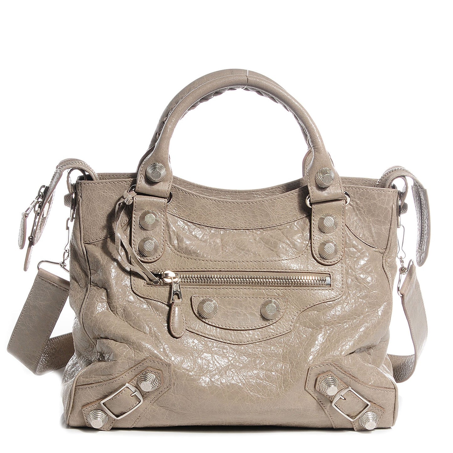Agneau Giant 21 Silver Hardware Velo Papyrus
