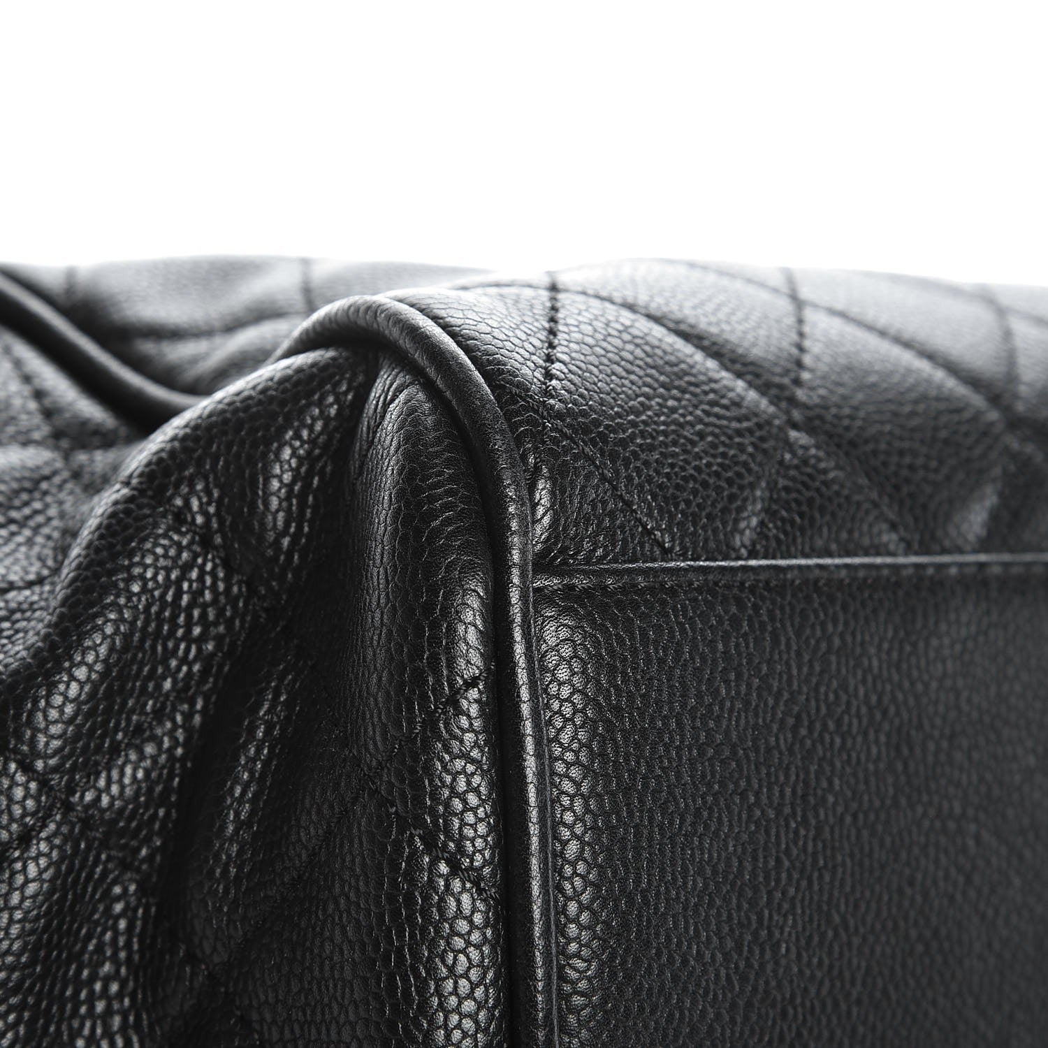 Chanel Caviar Quilted Timeless Accordion Flap Black 10 of 11