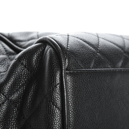 Chanel Caviar Quilted Timeless Accordion Flap Black 10 of 11