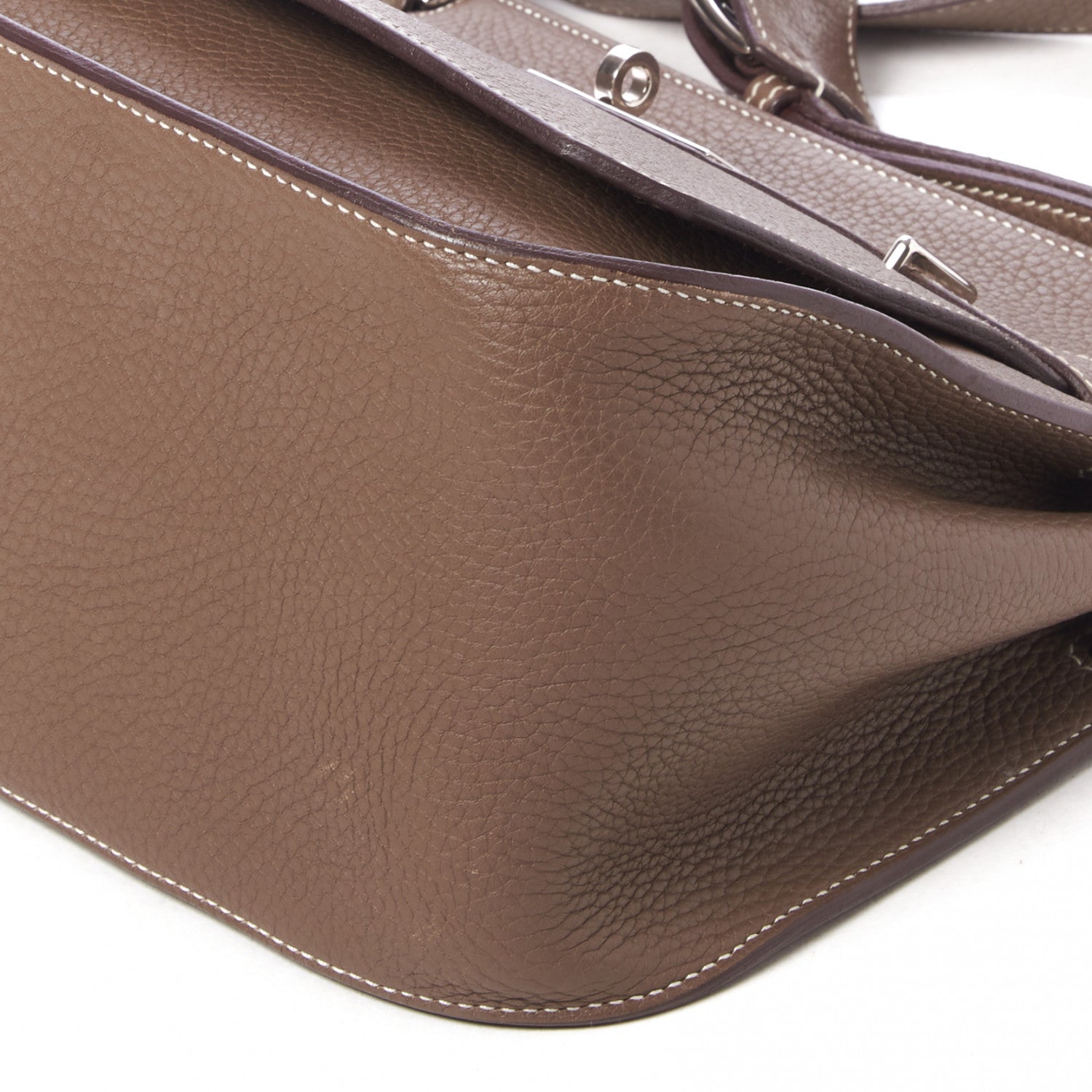 Hermes Taurillon Clemence Jypsiere 28 Etoupe 4 of 10