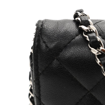 Chanel Lambskin Quilted Wallet On Chain WOC Black 15 of 17