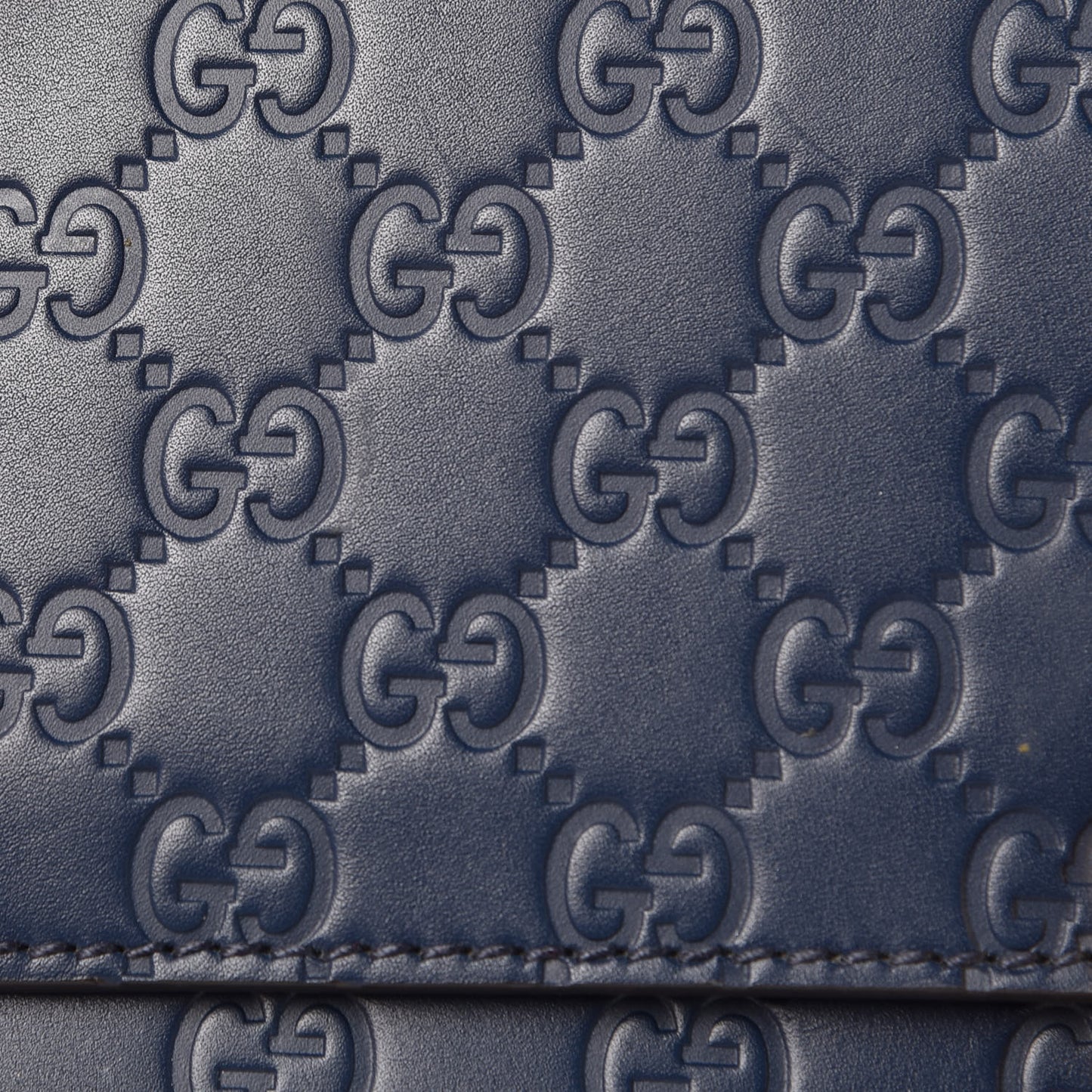 Guccissima Medium Padlock Shoulder Bag Blue Agata
