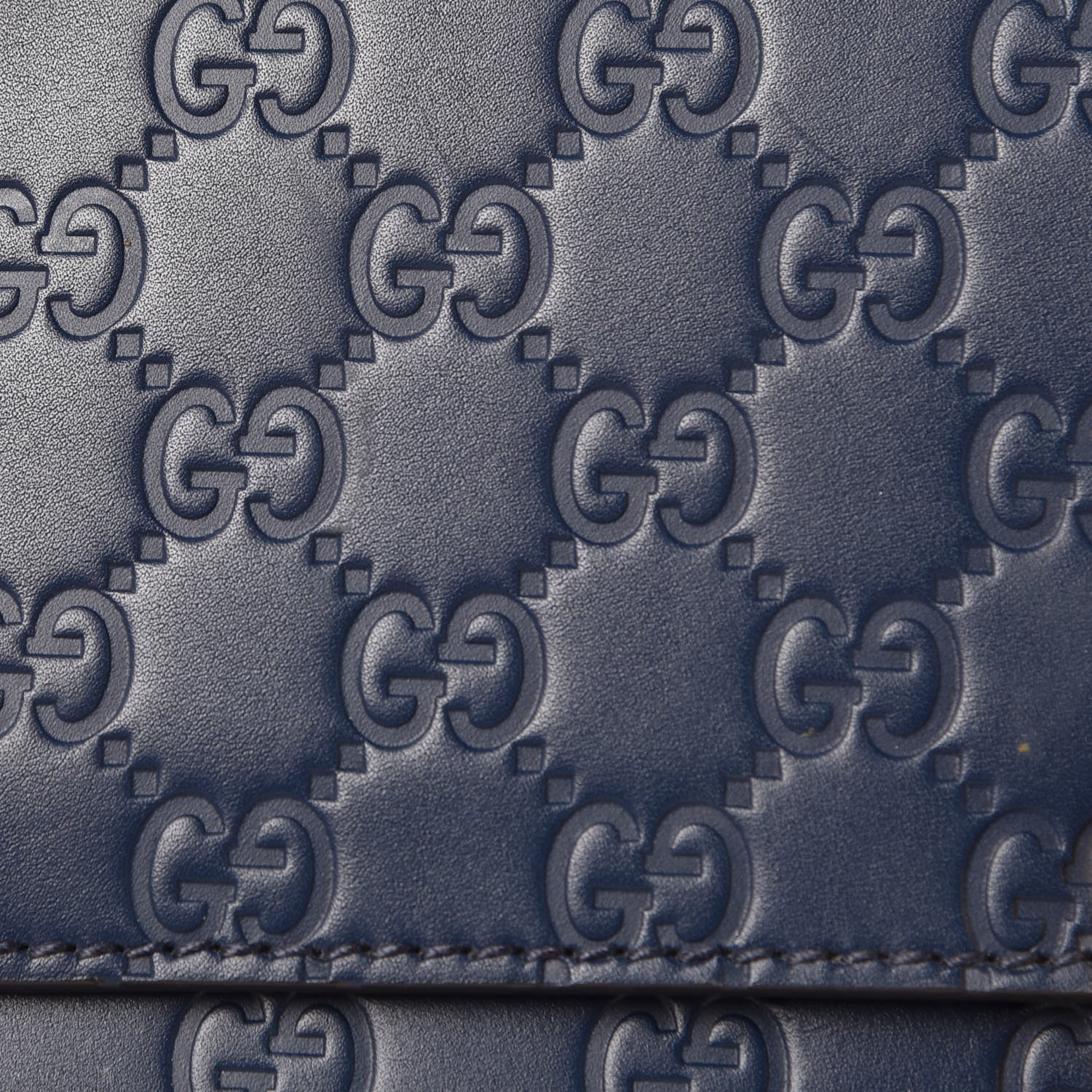 Gucci Guccissima Medium Padlock Shoulder Bag Blue Agata 9 of 18
