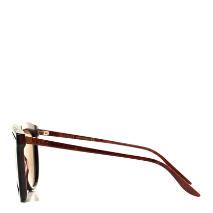 Gucci Acetate GG Crystal GG0732S Sunglasses Brown 3 of 8