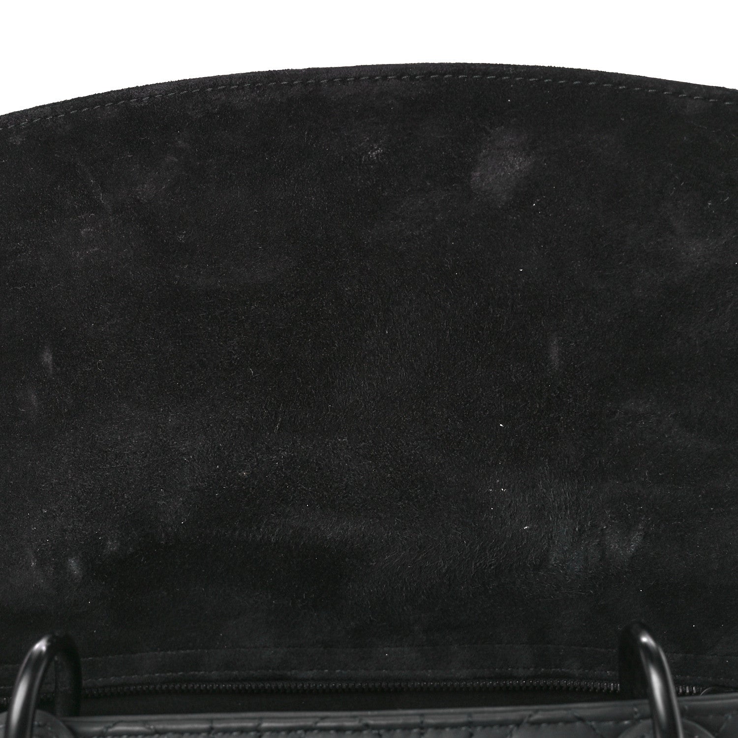 Christian Dior Ultra Matte Calfskin Cannage Large Lady Dior Black 11 of 12