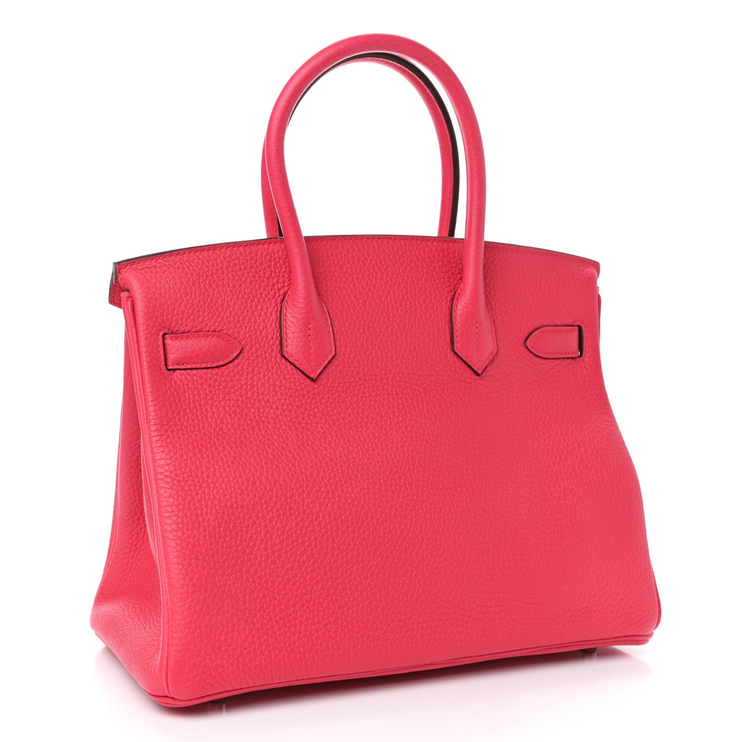 Hermes Taurillon Clemence Birkin 30 Rose Extreme 2 of 10