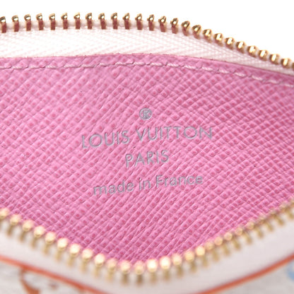 Louis Vuitton Monogram Multicolor Key Pouch White Litchi 6 of 8