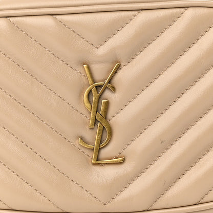 Saint Laurent Calfskin Matelasse Monogram Lou Belt Bag Dark Beige 8 of 12