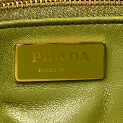 Prada Calfskin Medium Soft Sound Shoulder Bag Pistacchio 5 of 10