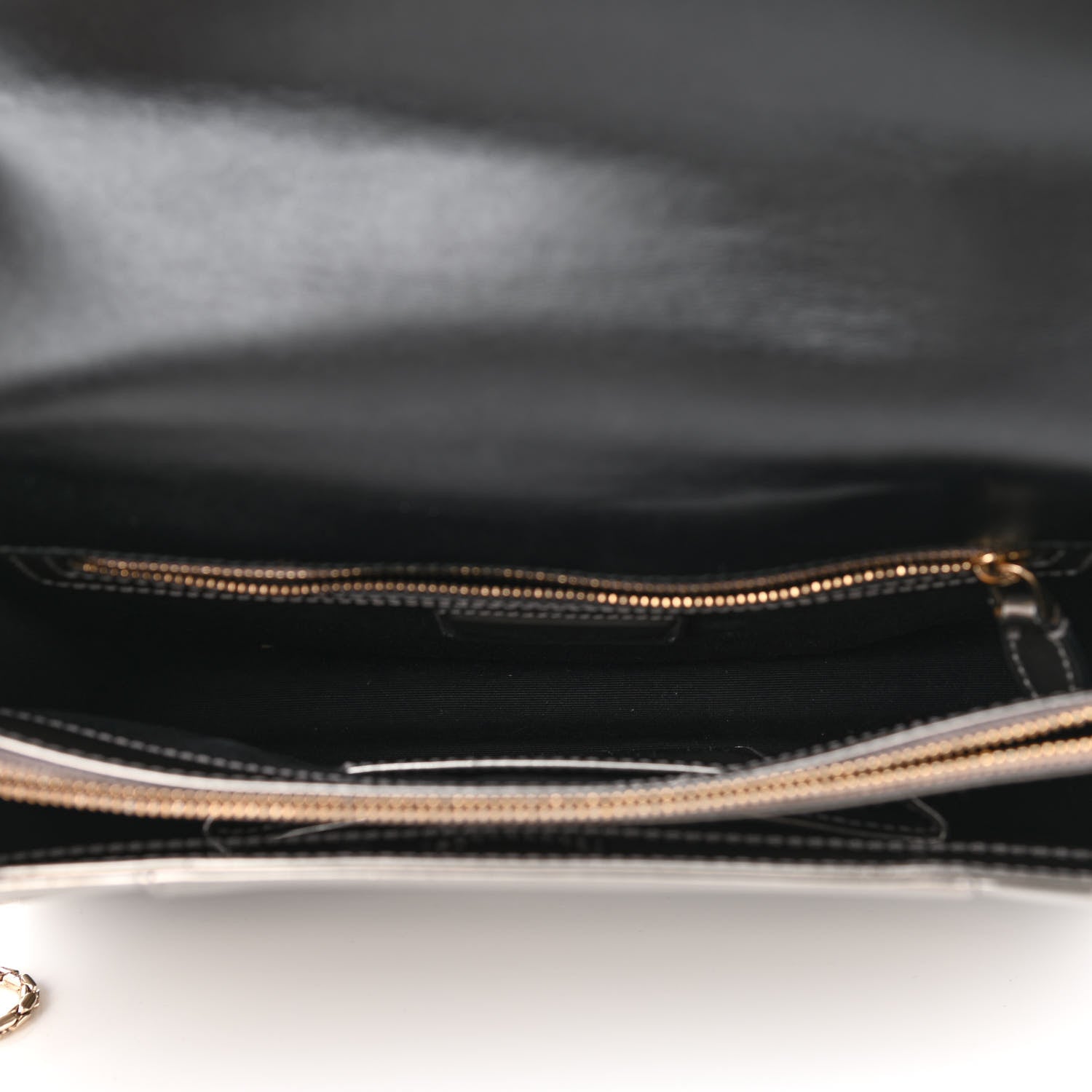 Bulgari Metallic Serpenti Forever Shoulder Bag Silver 5 of 9