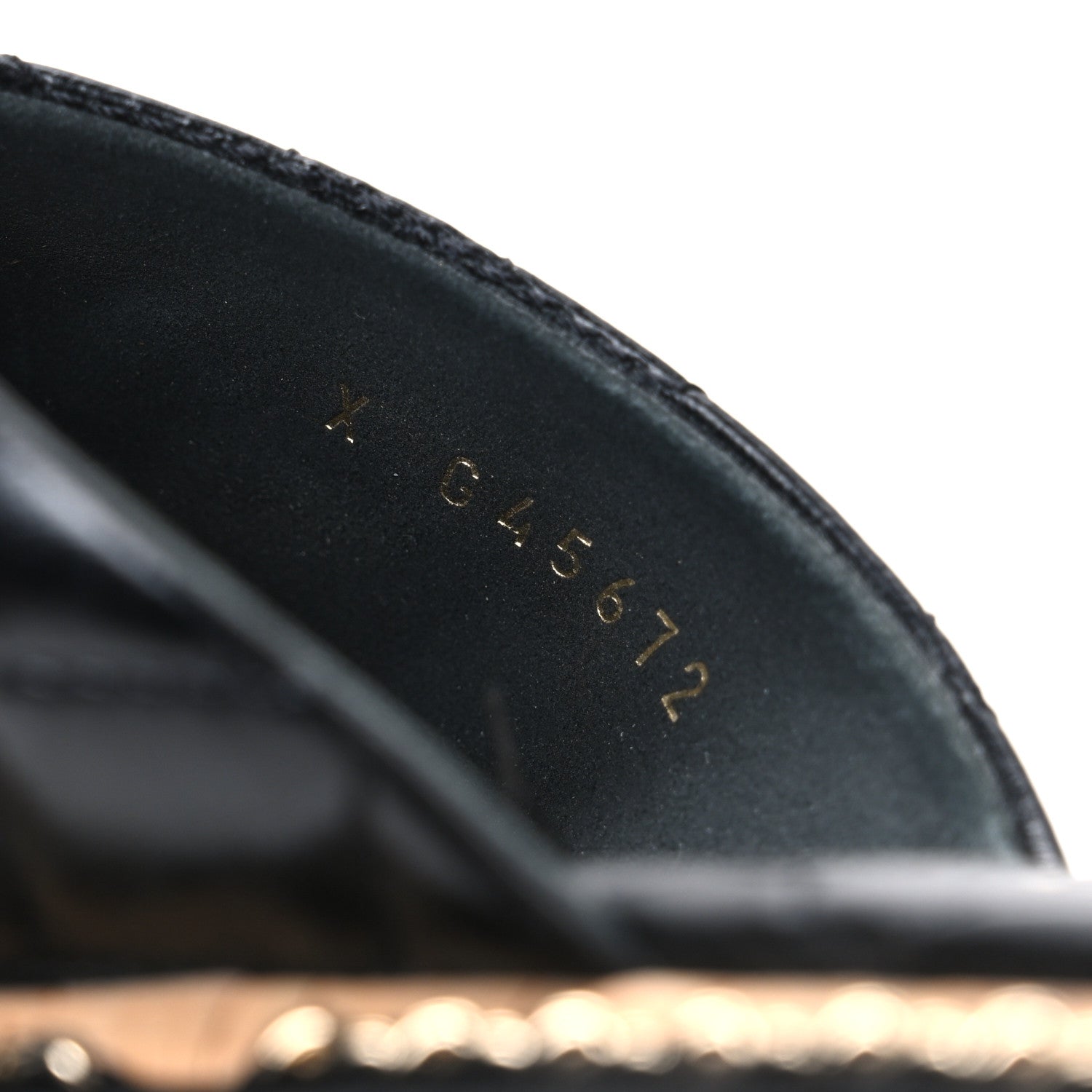 Chanel Lambskin Quilted Chain CC Sandals 36 Black 10 of 11