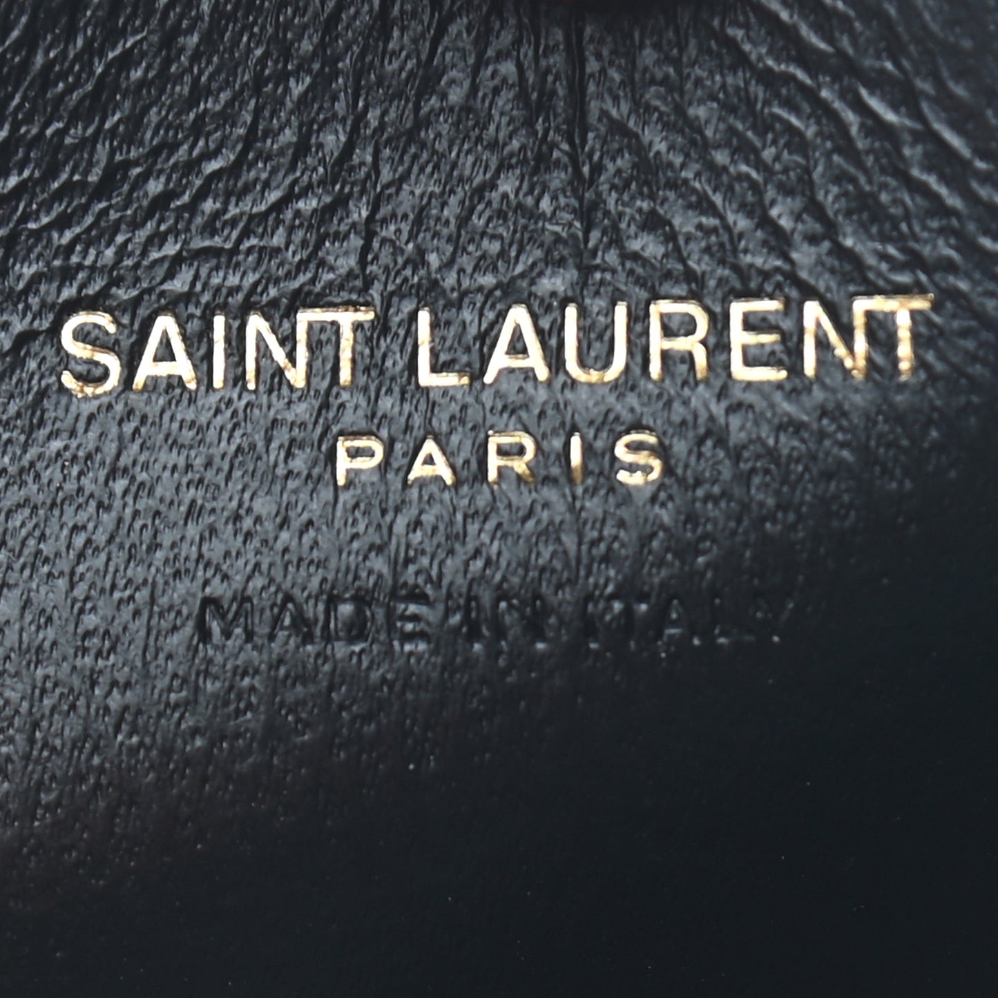 Grained Calfskin Monogram 5 Fragments Zip Pouch Card Holder Black