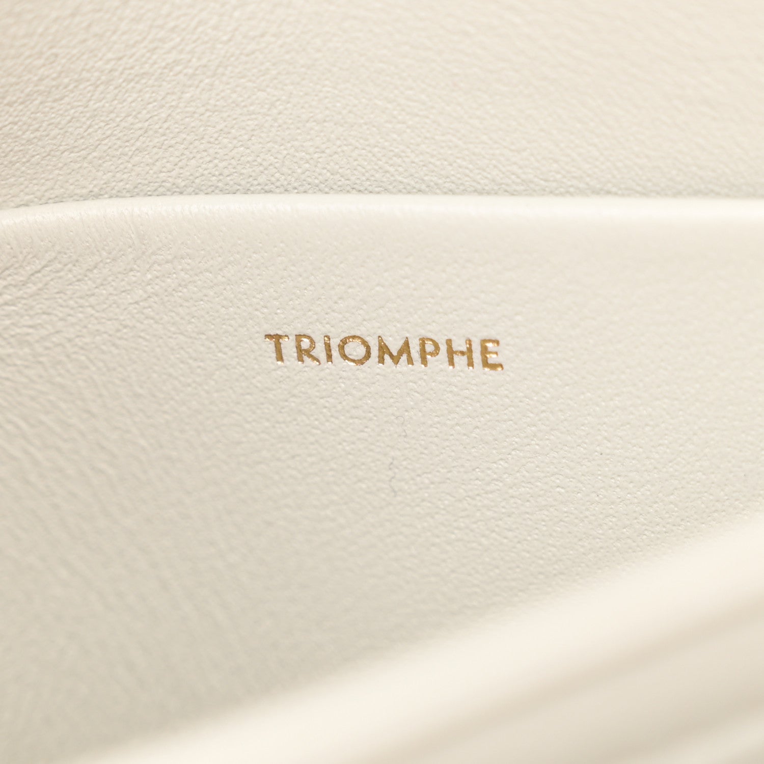 Celine Shiny Calfskin Teen Triomphe Chalk 7 of 12
