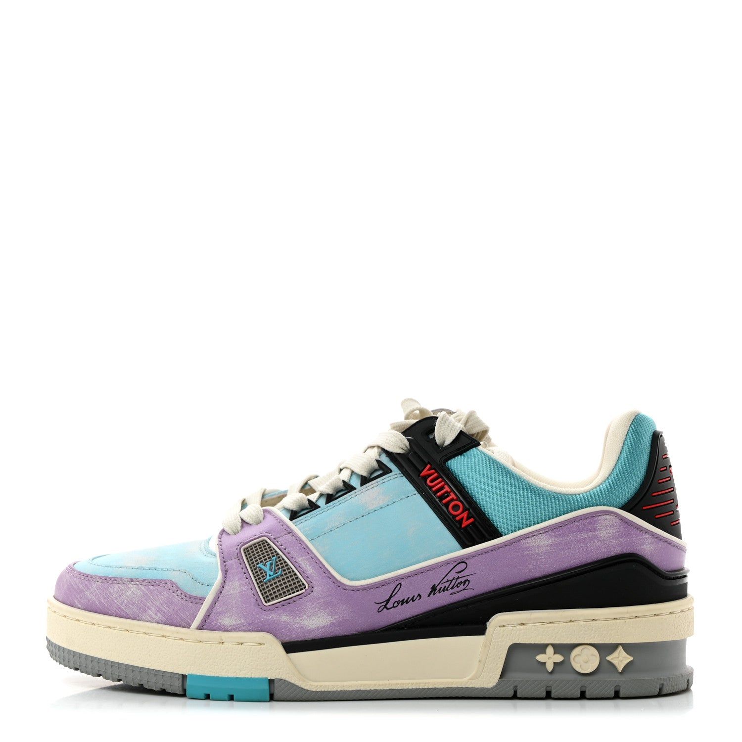 Louis Vuitton Calfskin Mens LV Trainer Sneaker 37 1 of 9