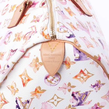 Louis Vuitton Watercolor Aquarelle Speedy 35 White 4 of 9