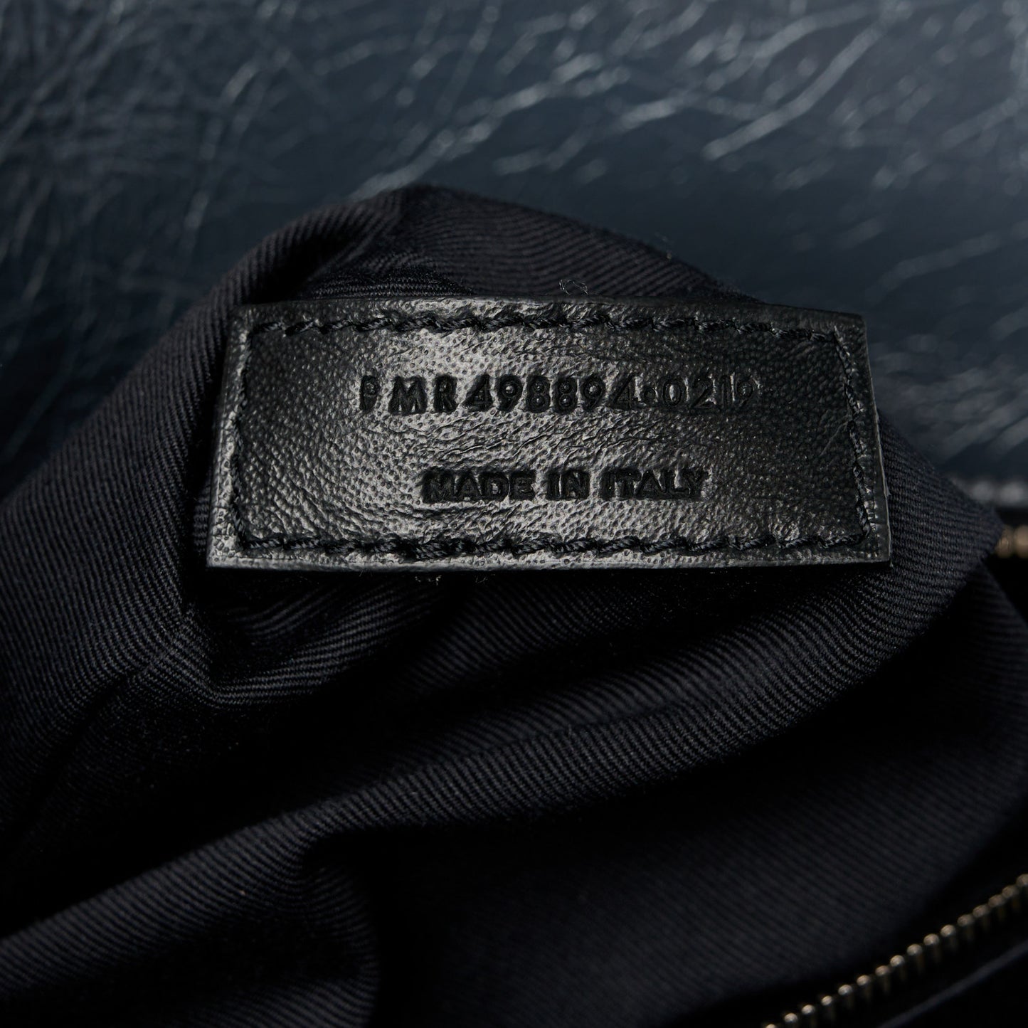 Crinkled Calfskin Matelasse Monogram Medium Niki Chain Satchel Dark Smog