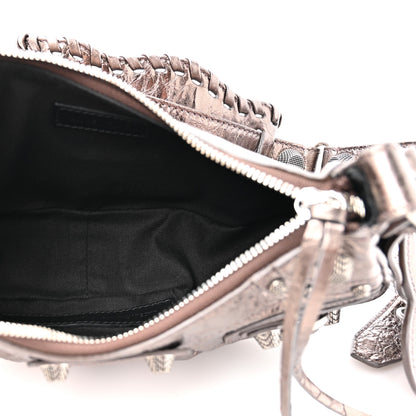 Balenciaga Metallic Agneau Arena Le Cagole Shoulder Bag XS Dark Bronze 6 of 11