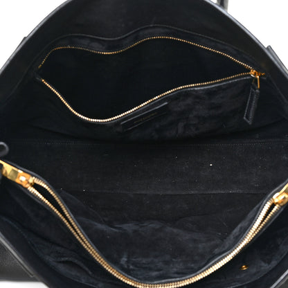 Saint Laurent Calfskin Large Sac De Jour Carryall Black 6 of 21
