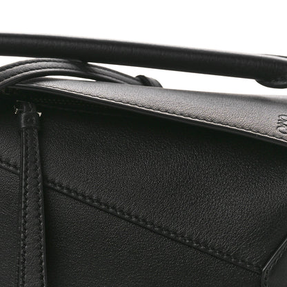 Loewe Calfskin Mini Puzzle Edge Bag Black 7 of 9