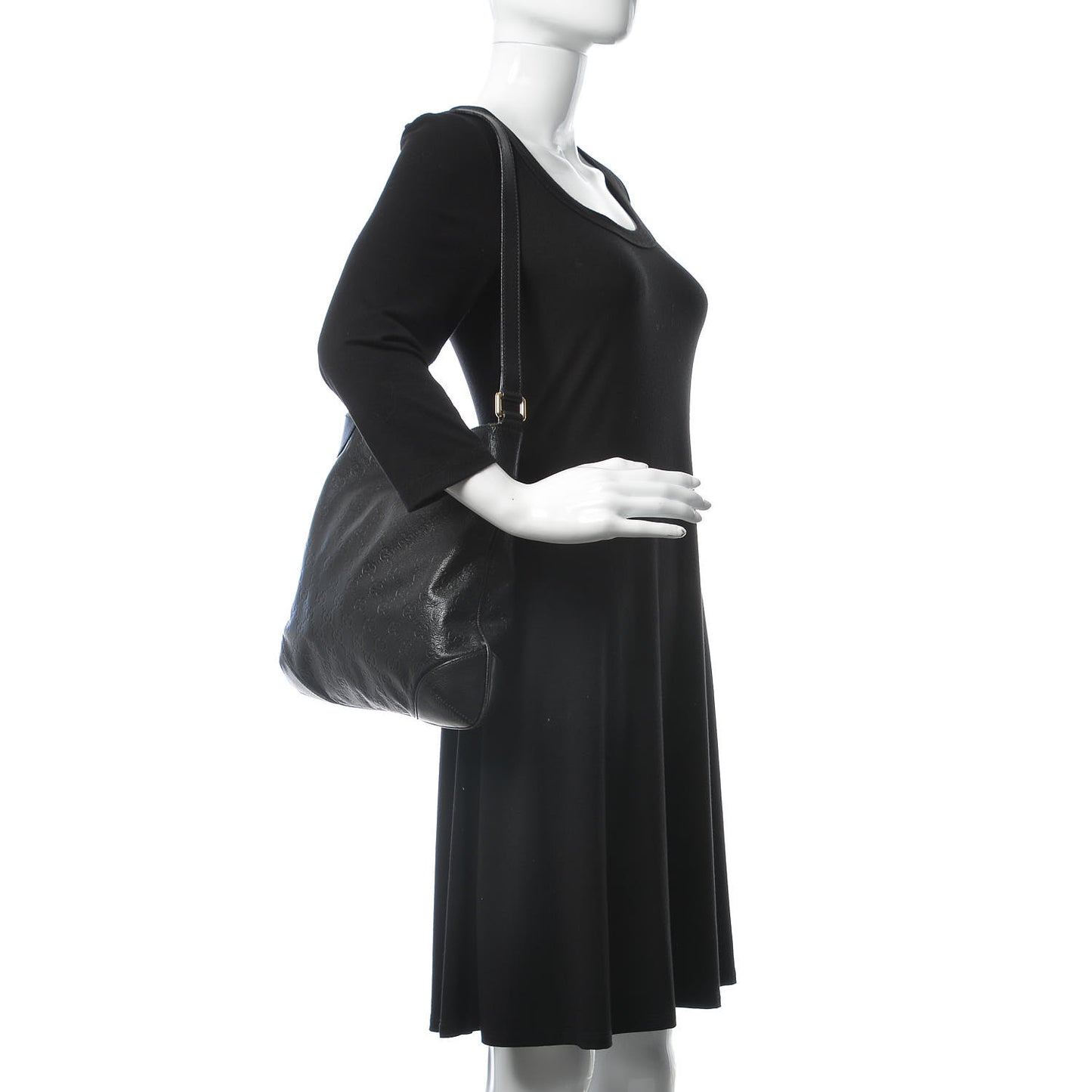 Guccissima Hobo Black