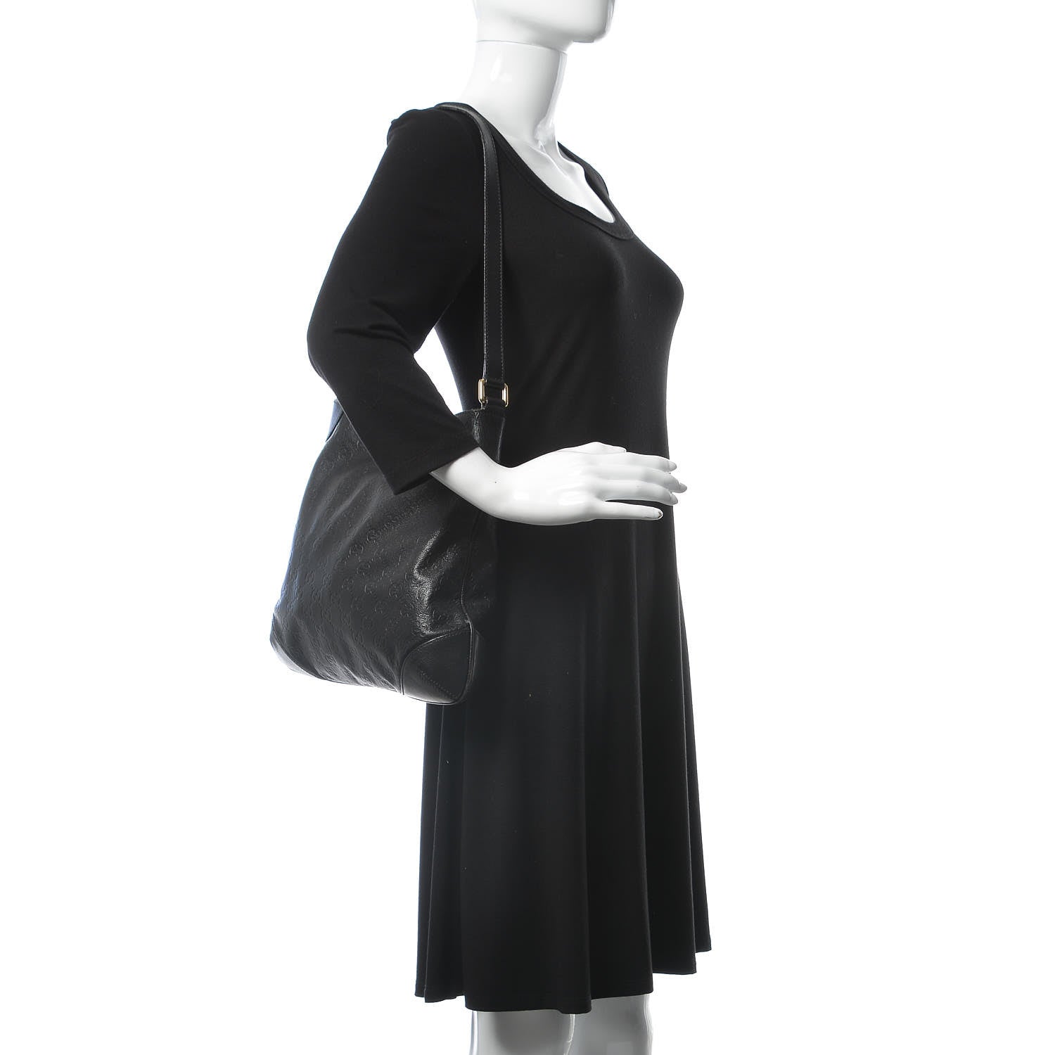 Gucci Guccissima Hobo Black 2 of 15